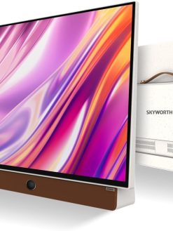 Skyworth 24-Inch Portable Smart 3-Hour Battery Life 24P100 Companion Series 1080P FHD Smart TV, Matte Screen, HDR10, Dolby Audio, LED, Bluetooth