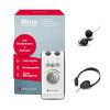 Bellman & Symfon Mino Digital Hearing Amplifier with Headphones and Earbuds - Sound Amplifier for Senior - Dual Microphones - Directional Microphone with Noise Cancellation - Rechargeable Pocket Sized