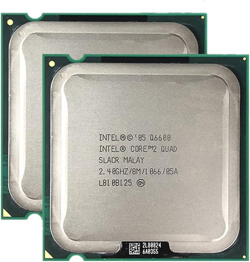 2 Pcs Intel Core 2 Quad Q6600 2.4 GHz Quad-Core CPU Processor 8M 95W 1066 LGA 775 NO FAN