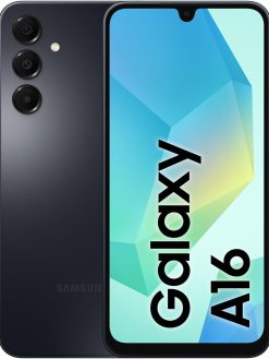 Samsung Galaxy A16 LTE, Android Smartphone, Dual SIM Mobile Phone, 4GB RAM, 128GB Storage, Black (UAE Version)