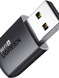 AX900 Wifi Adapter, USB WiFi 6 Dongle Adapter Wireless Dual Band 5GHz/2.4GHz Network for PC, Desktop, Laptop, MU-MIMO USB 3.0 Wireless Ethernet Supports Windows 10/11, Black