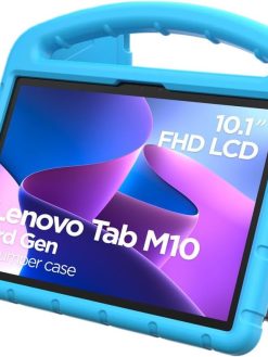 Lenovo Tab M10 3rd Gen, Wifi only with Kids Bumper Case, 10.1" WUXGA (1920x1200) touch display, Unisoc T610 Processor, 4GB RAM, 64GB Storage, Storm Grey - [ZAAE0125AE]