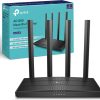 TP-Link AC1200 Wireless Dual Band Wi-Fi Router - Speed Up to 867 Mbps/5 GHz + 300 Mbps/2.4 GHz, 4+1 Gigabit Ports, Dual-Core CPU, Parental Control, Easy setup (Archer C6)