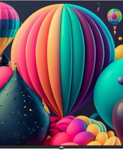 JVC 75 Inch 4K UHD QLED Edgeless Smart TV with Voice Mouse, Bluetooth and Dolby Audio 2024- New Model- LT-75NQ7155