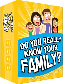 DO YOU REALLY KNOW YOUR FAMILY? A Fun Family Game Filled with Conversation Starters and Challenges - Great for Kids, Teens and Adults
