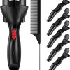 SYOSI Automatic Hair Braider Set, Electronic Hair Braiding Tool Machine, Braid Maker Hair Twister DIY Tool, with Rat Tail Comb and Crocodile Hair Clips, for DIY Hair Tangling Styling 7 Pieces