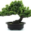 yoerm Artificial Bonsai Juniper Tree for Home Office Indoor Showcase Decor (Pine Bonsai)