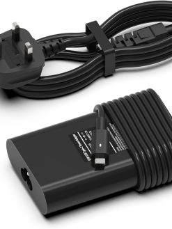 USB C 65W Laptop Charger for DELL Latitude 5430 7430 5420 5520 5410 5530 5330 7320 7420 2-in-1, DELL XPS 13 15 9350 9360 9365 9370 9380, Chromebook 3100 3380 3400 Type C Computer Power Adapter Cord