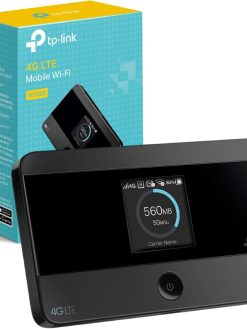 TP-Link 4G MiFi, Cat4 LTE WiFi Travel Mobile Hotspot, 150Mbps Internet Dongle, Low Cost for Global Compatibility, Up to 8 Hours, LED Display, Easy APP Management (M7350)