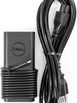 Dell Laptop Charger 65W Watt Usb Type C Ac Power Adapter La65Nm190/Ha65Nm190/Da65Nm190 Include Power Cord For Xps 12 9250, Xps 13 9350 Compatible With Xps Series And Latitude 5000 Series