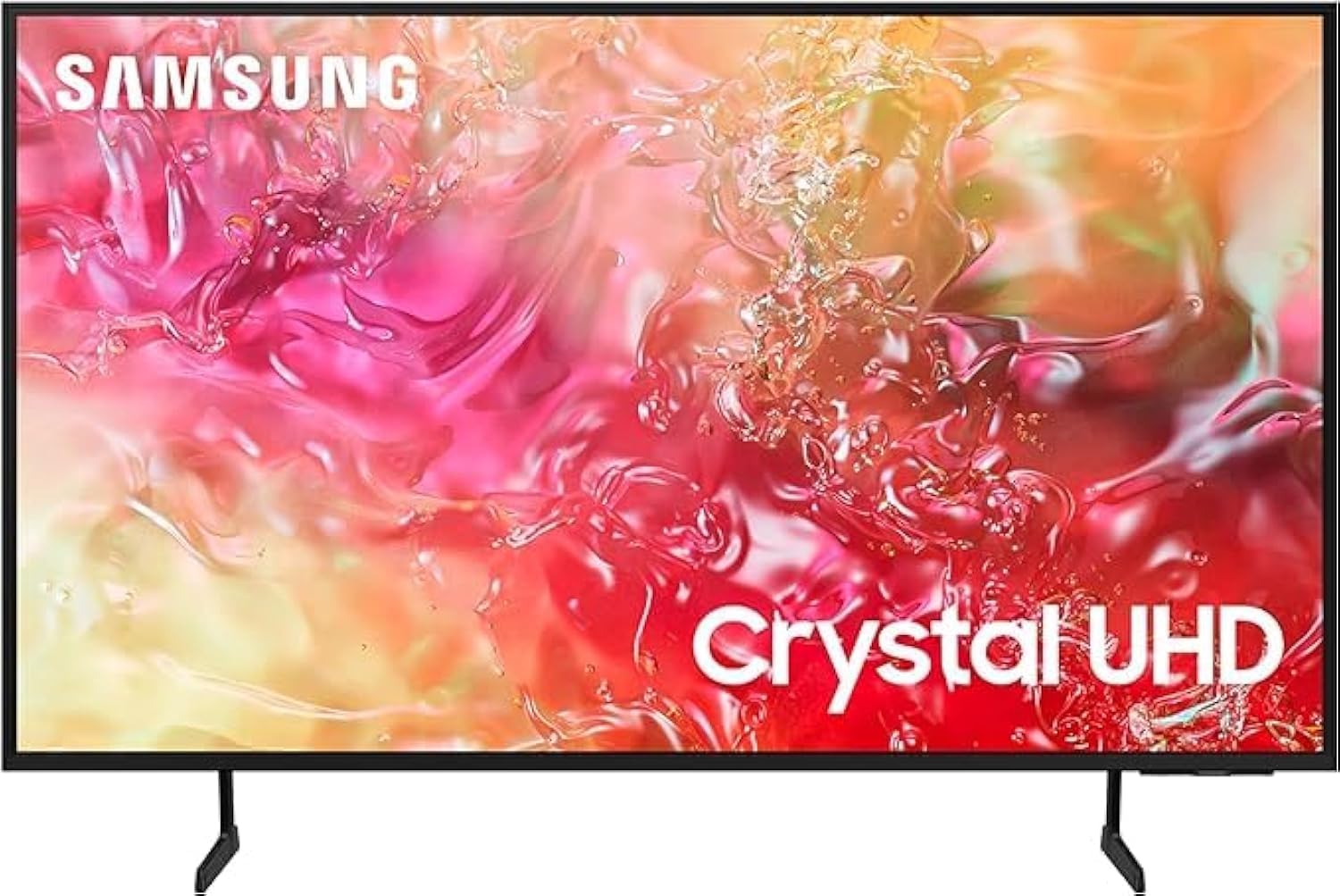 SAMSUNG 50 Inch TV Crystal UHD 4K, DU7000, PurColor, 4K Upscaling, Samsung Tizen OS, Q-Symphony, Black, UA50DU7000-2024 Model