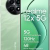 realme 12x 5G | Dual SIM | 8GB RAM | 256GB ROM | 6.67" 120Hz Display | 50MP AI Camera | Dimensity 6100+ | 5000mAh Battery | 15W Fast Charging | Android 14 | 12 Months Warranty (Feather Green)