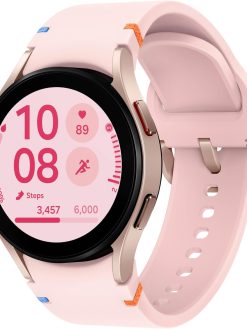 SAMSUNG Galaxy Watch FE 40mm LTE AI Smartwatch w/Fitness Tracking, BIA Sensor, Personalized HR Zones, Heart Rate Tracker, Sleep Monitor, 2024, Pink Gold [US Version, 1Yr Manufacturer Warranty]