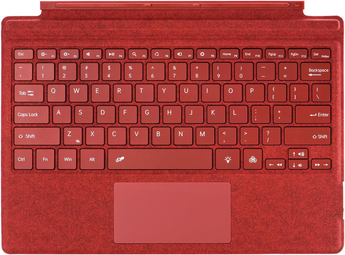 Joleritc Surface Keyd Pro 3/4/5/6/7 BT 5.1 Colourful Backlit Slim 10m Range Design for Surface Pro Keyd