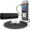 Philips Voice Tracer Audio Meeting Recorder DVT8110/00 Digital Notes Three Fidelity Microphone Rechargeable Battery