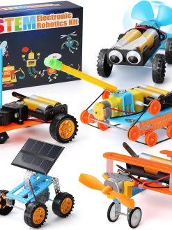 Perkisboby Science Robot Kit for Boys & Girls Ages 6-7-8-9-10-11-12| Gifts for 6+ Year Old Kids| Educational STEM Toys for Kids| DIY Robot Building Set | Learning & Education Toys