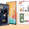 LNONLS OLED for Samsung Galaxy Note20 Ultra 5G LCD Display Screen Assembly Replacement for Samsung Note 20 Ultra Touch Digitizer Screen with Frame Toolkits N985U N986U (Black)