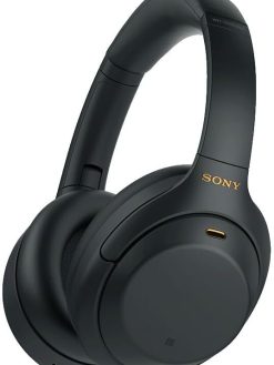 Sony Wh-1000Xm4 Wireless Noise Cancelling Bluetooth Over-Ear Headphones With Speak To Chat Function And Mic For Phone Call, Black, UAE Version - 1-Year warranty