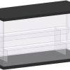 DuvinDD Acrylic Figure Display Case Clear Acrylic Action Figure Stand Riser Collectibles Toy Showcase Display Box Storage Organizer Miniature Dustproof Protection (15.7x7x8.2 inch)