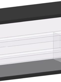 DuvinDD Acrylic Figure Display Case Clear Acrylic Action Figure Stand Riser Collectibles Toy Showcase Display Box Storage Organizer Miniature Dustproof Protection (15.7x7x8.2 inch)