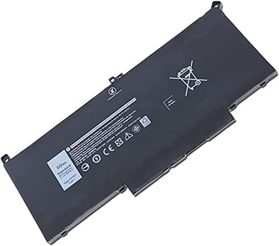 New Replace (60WH) Battery For Dell Latitude 7280 7290 7380 7390 7480 7490 E7280 Series,