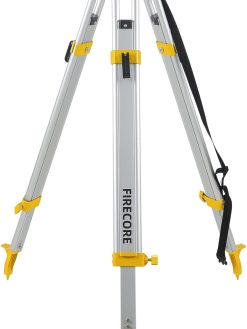 Firecore Aluminum Quick Clamp Tripod, Construction and Surveying Equipment - Adjustable Sturdy Lightweight Support Base - FT160B