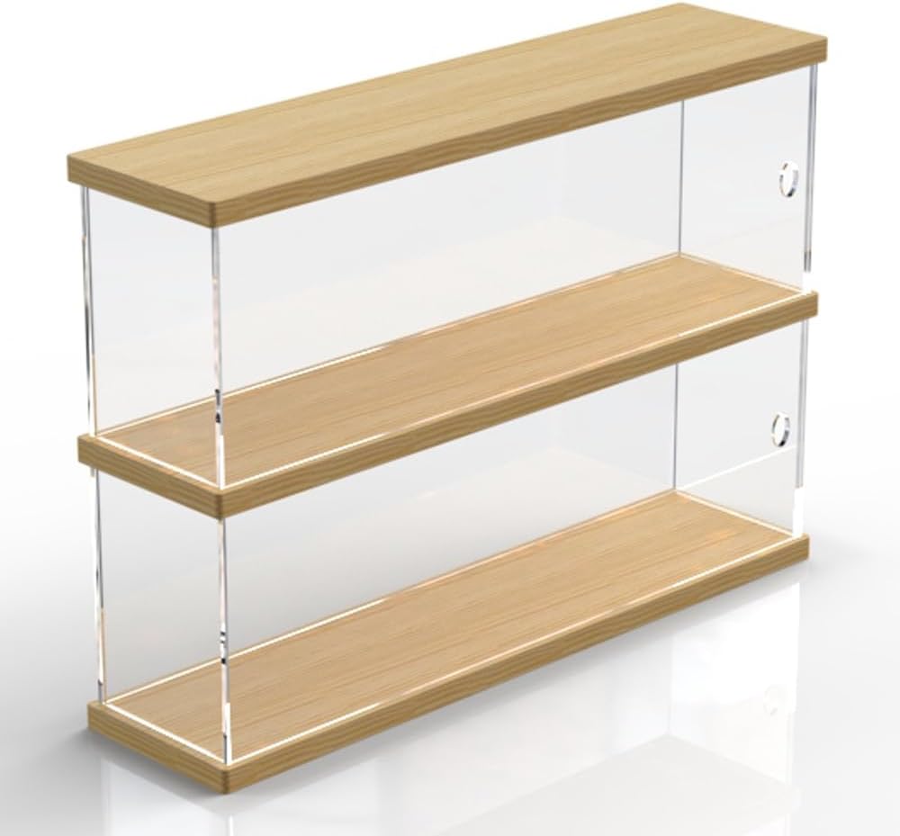 DuvinDD 2-Shelf Display case for Collectibles
