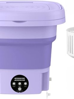 UNICASA ( Upgraded ) ™ Portable Washing Machine,11L Foldable Mini Washing Machine, Portable Washer for Underwear,Socks,BabyClothes,Towels,Pet Items,Apartment,Hotel,RV,Home,Dormitory,Camping,Sickroom