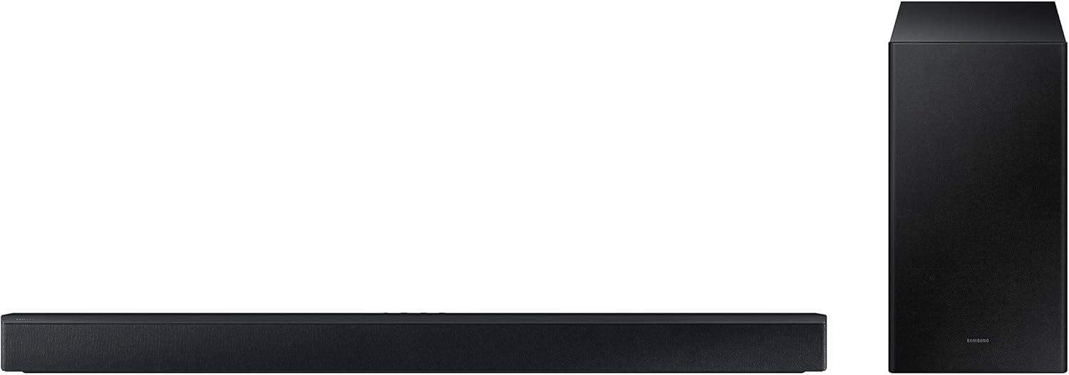 Samsung B-series Soundbar, C450, 2.1 ch, Subwoofer, Bass Boost, Adaptive Sound Lite, Game Mode, HW-C450/ZN (2023 - UAE Version)