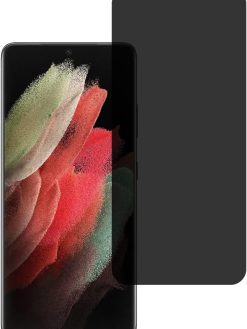 Al-HuTrusHi Screen protector Compatible with Samsung Galaxy S21 Ultra 5G Privacy HD Screen Protector, Anti-Spy Flexible Film TPU Screen Protector [Full Coverage] - Ceramics