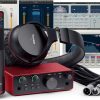 AudioDeluxe Focusrite Scarlett Solo Studio (4th Gen) USB Audio Interface and Waves Musicians 2 Bundle