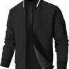 Mens Lightweight Jacket Casual Bomber Jacket Varsity Coat
