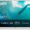 PHILIPS 55 Inch 4K Ultra HD Smart Google TV with Hands-Free Voice Control Dolby Vision Atmos HDR10 with built-in Google Assistant (2024 Model) 55PUT7129/56 Black