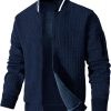 SAVKOOV Mens Lightweight Jacket Casual Bomber Jacket Varsity Coat