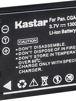 Kastar Camera Battery Replacement for Panasonic CGA-S007 CGA-S007A/1B CGA-S007E CGR-S007E CGR-S007E/1B DMW-BCD10 and Lumix DMC-TZ4 DMC-TZ5 DMC-TZ11 DMC-TZ15 DMC-TZ50 Lumix DMC-TZ1 DMC-TZ2 DMC-TZ3