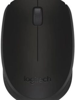Logitech M171 Wireless Mouse for PC, Mac, Laptop, 2.4 GHz with USB Mini Receiver, Optical Tracking, 12-Months Battery Life, Ambidextrous - Black
