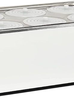 IDEQUY 6-Hole Digital Thermostatic Water Bath Laboratory Water Bath, 22L, Temperature Control Water Bath with Adjustable Lid/Drain Connection, Rt Up To 100 ° C. (Size : Plastic spray)