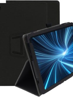 FIEWESEY Case for Alldocube iPlay 50 Mini Tablet,PU Leather Folio Folding Stand Protective Cover with Pencil Holder&Wrist Strap Cover for ALLDOCUBE iPlay 50 Mimi/50 Mimi Pro/50 Mini NFE (Black)