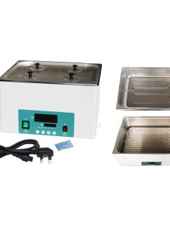 King Mariot Medical Equipments 14.7 Liter Laboratory Thermostatic Water Bath DK-2000-IIIL, (2 Rows & 4 Holes), Heavy Duty Construction, Stretching Inner Container & Roof Cover