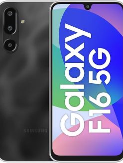 Samsung Galaxy F16 5G (Bling Black, 6GB RAM, 128GB Storage) | Dual SIM | MediaTek Dimensity 6300 | 50MP Triple Camera | 5000mAh Battery | sAMOLED FHD+ Display | 6 Years of Security Updates -India