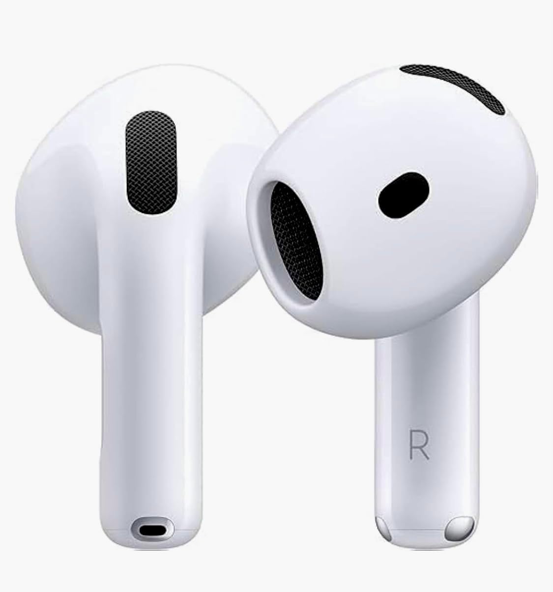 Airpods 4 | Earbuds Bluetooth Headphones with Active Noise Cancellation Adaptive Audio Personalized Spatial AudioUSB-C Charging Case.