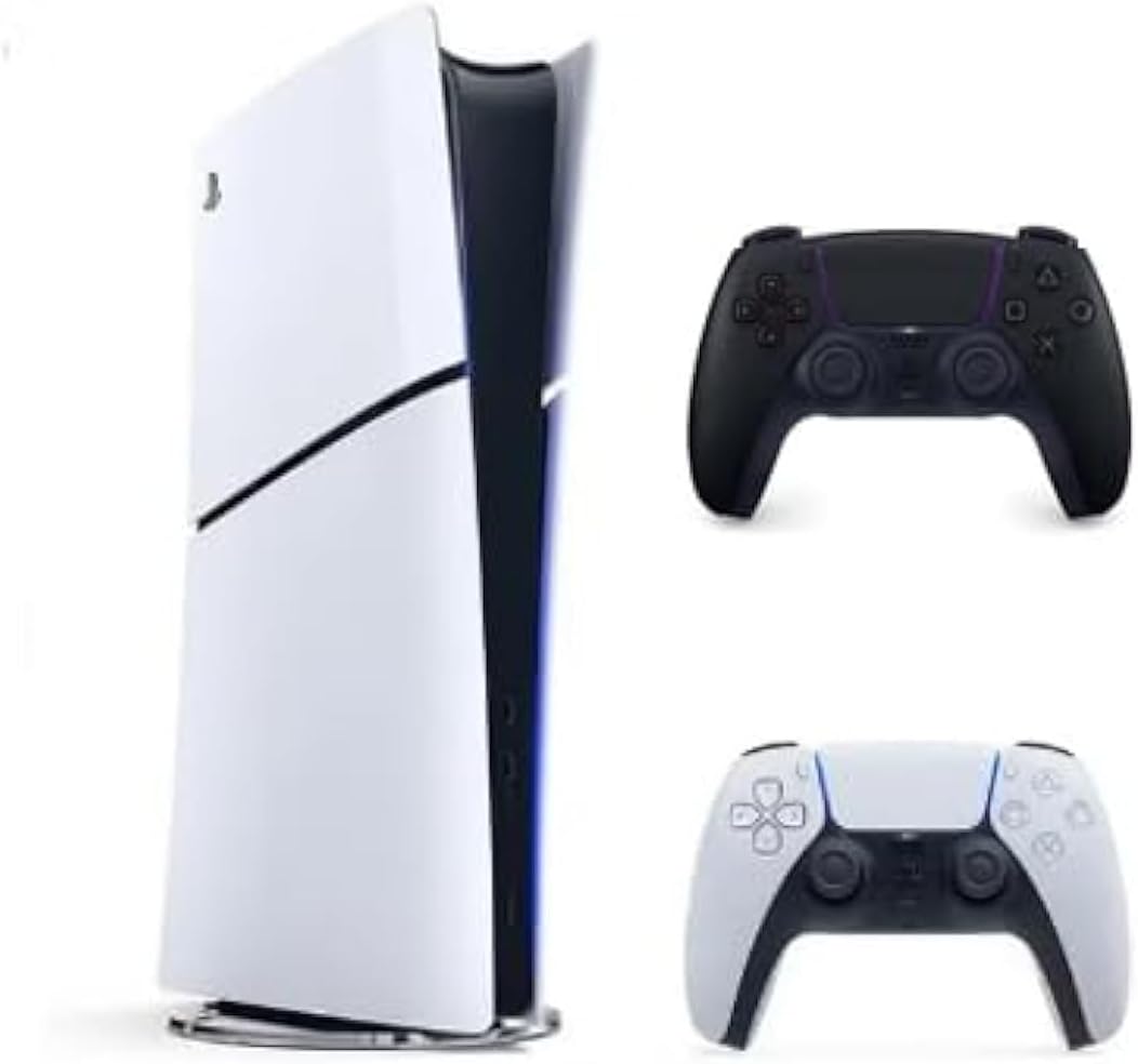 SIE Sony PlayStation 5 Slim Digital Edition with Extra Dualsense Black Controller - International Version