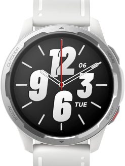 Xiaomi Smart Watch S1 Active Moon White 1.43 Inch Touch Screen AMOLED Display, 117 Fitness Modes, 200+ Watch faces, Bluetooth Phone call, NFC Support, XM100023-99, Xiaomi Watch S1, GPS (Renewed)