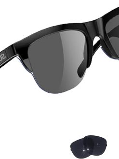 Smart Glasses Wireless Bluetooth Sunglasses Open Ear Music&Hands-Free Calling,for Men&Women,Dual Polarized Lenses,IP4 Waterproof,Connect Mobile Phones & Tablets, One Size