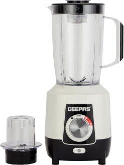 Geepas Geepas-Powerful 600W Powerful Motor Multi-functional 2 in 1 Blender with 2 Speed & Pulse Option|GSB44027T (1.8L)