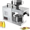 LINCYS Electric Oil Press Machine Household, 820W Oil Press Machine Commercial Hot and Cold Oil Presser, Automatic Electric Oil Press Machine 304 Stainless Steel Nut Oil Extractor