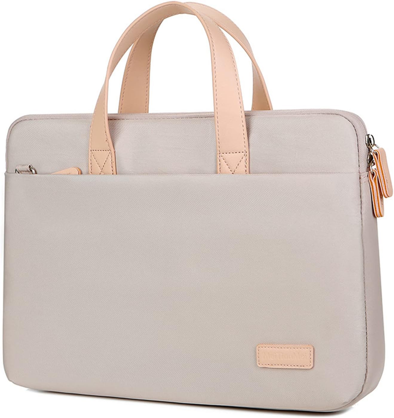 MuHadJiya Laptop Bag 15.6 Inch for Women Men Shoulder Bag with Cable Organize Bag Waterproof Laptop Sleeve Case Business Briefcase College 14-15.6 Inch Laptop Carrier