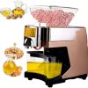 FLEAGE 530W Electric Oil Press Machine, Cold Hot Press Stainless Steel Seed Oil Maker, Temperature Adjustable, Intelligent Seed Oil Mill for Commercial Home Use, for Nut Peanut Sesame Rapes Gold