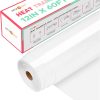 HTVRONT Heat Transfer Vinyl White Iron on Vinyl-12 x 60FT White HTV Vinyl Roll Easy to Cut & Weed for Heat Vinyl Design