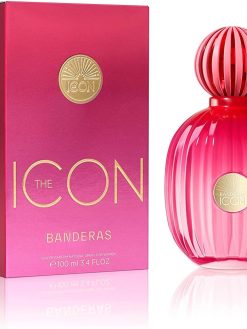 Banderas - The Icon Woman Eau De Perfume For Women - Long Lasting - Elegant, Sophisticated And Sensual Scent - Vanilla, Floral, And Fruity Notes - Ideal For Special Events - 100 ml